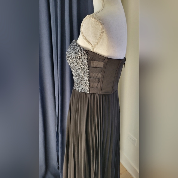 BEBE | Bustier Sequin Hi-Lo Dress - Picture 11 of 16